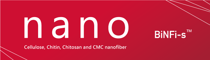 Nano BiNFi-s Cellulos, Chitin, Chitosan and CMC nanofiber 