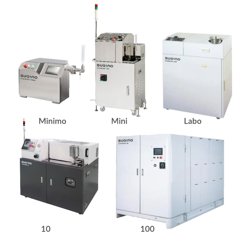 Sugino Star Burst gama completa de tamaños y tipos de modelos